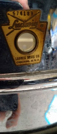 Image 2 of 1968 Ludwig Supraphonic Snare Drum 14" x 6" 