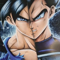 Image 4 of Vegeta-Goku Print / Poster