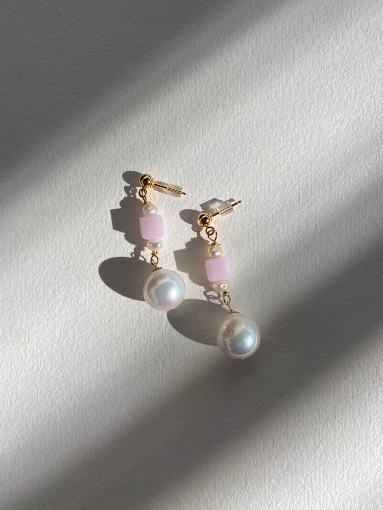 Image of So baby pearl earrings