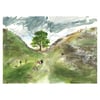 Northumberland Sketches - Sketchbook Zine