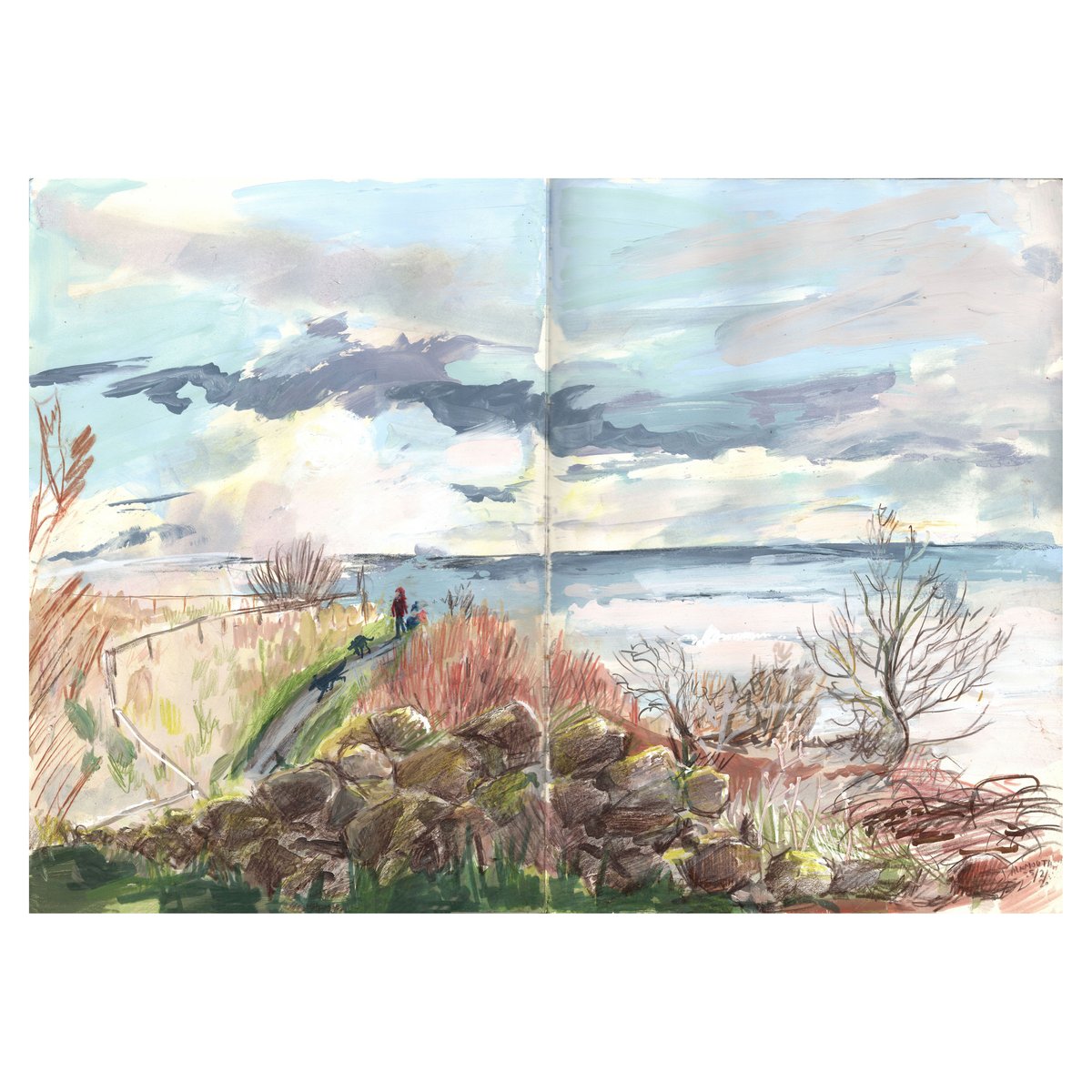 Image of Northumberland Sketches - Sketchbook Zine
