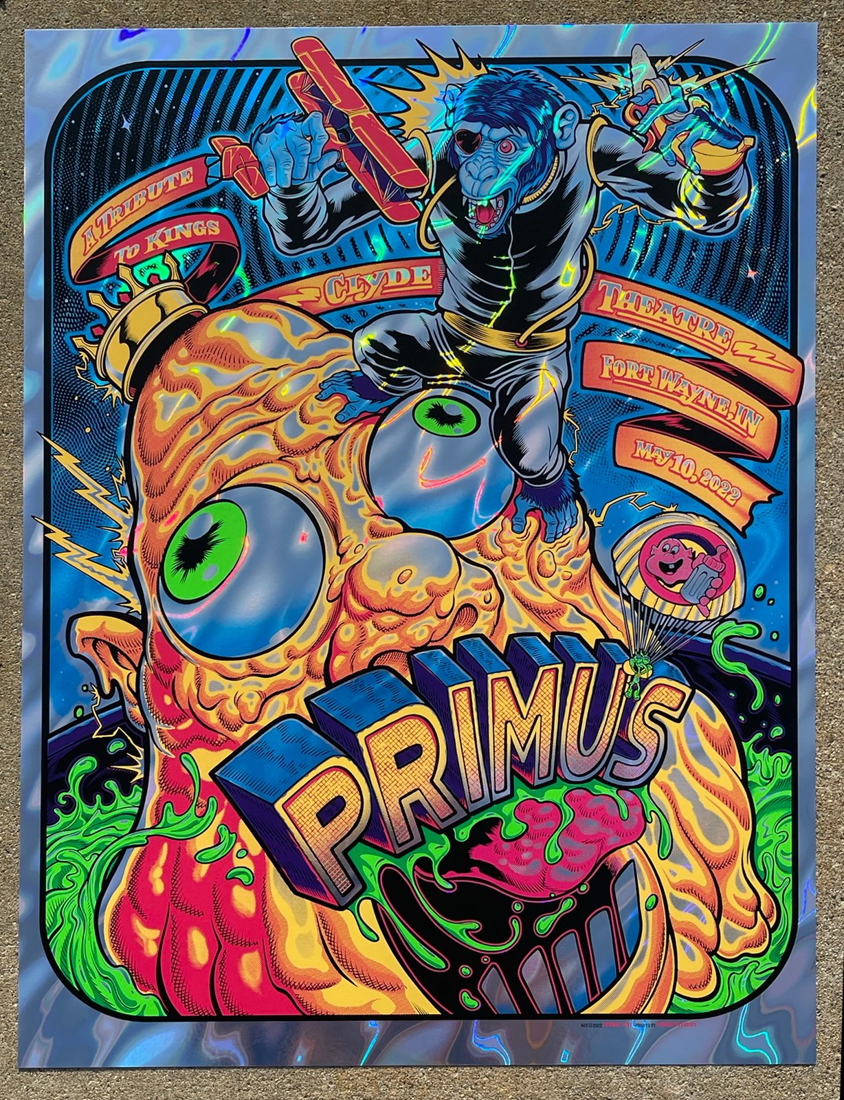 Primus Ft. Wayne IN 2022 Limited Edition Prints / Zombie Yeti