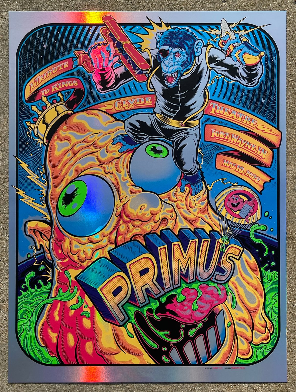 Primus Ft. Wayne IN 2022 Limited Edition Prints / Zombie Yeti