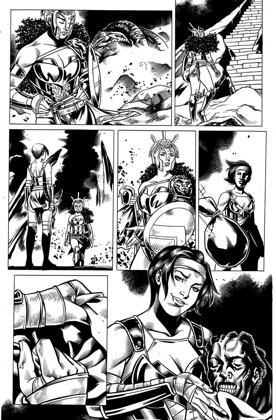Image of Nubia and the Amazons #4 PG 22