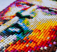 Image 4 of 'Bowie in Brick' Lego Art by Grifshead