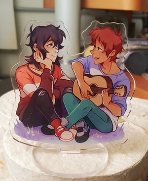 Image of Playing Guitar | Klance Acrylic Stand