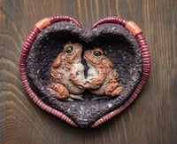 Image 1 of Toad-tally In Love Wall Sculpture