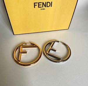 Image of (SOLD OUT 🚫) NEW Authentic Fendi Hoops