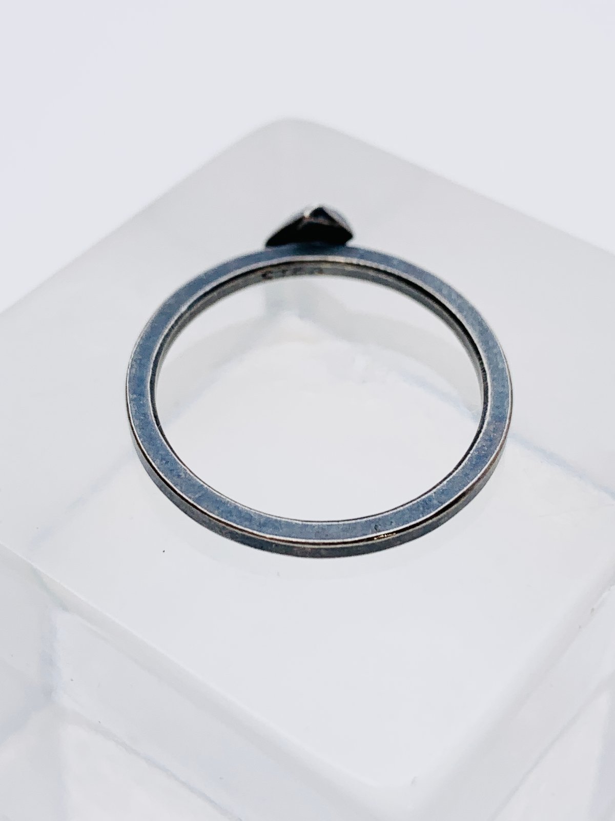 Silver Geometric Ring by Rocky Pardo