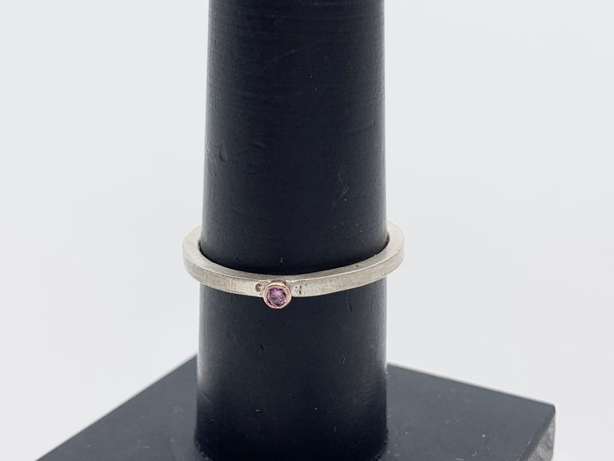 Pink Diamond Ring by Rocky Pardo