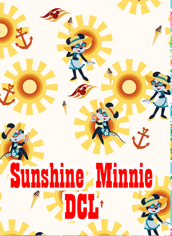 Sunshine Minnie DCL V-neck short sleeved tunic/mini dress