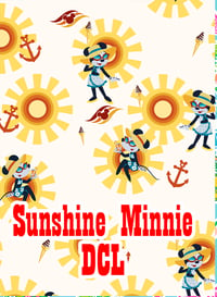 Image 4 of Sunshine Minnie DCL V-neck short sleeved tunic/mini dress