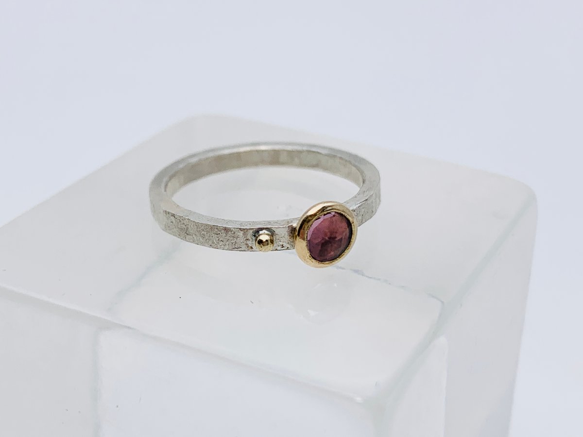 Garnet Ring by Rocky Pardo