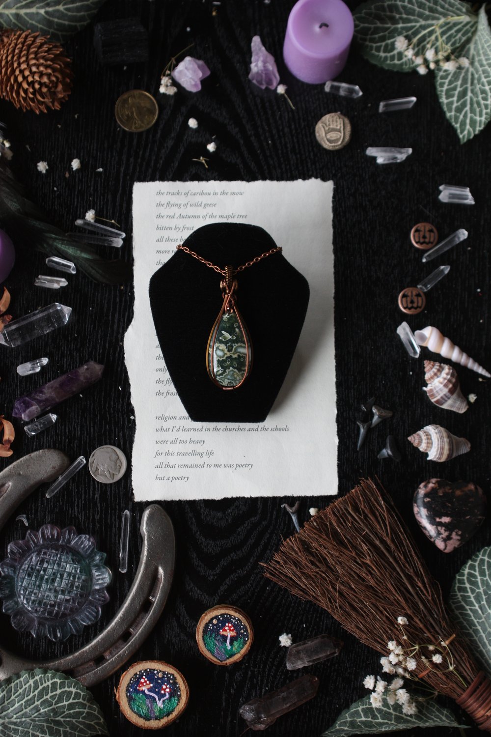 ocean jasper necklace