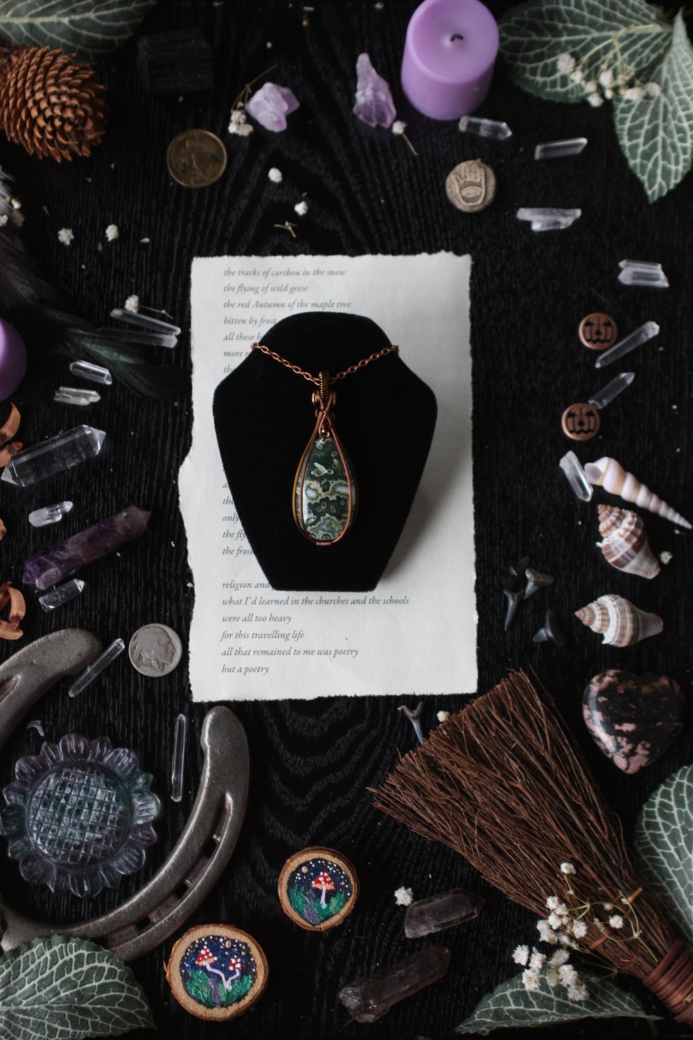 ocean jasper necklace