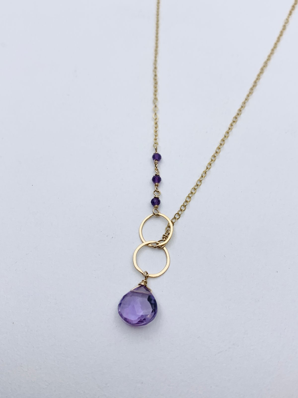 Amethyst Necklace by Judy Brandon