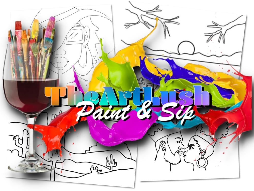 Image of Paint & Sip Party Art Kit