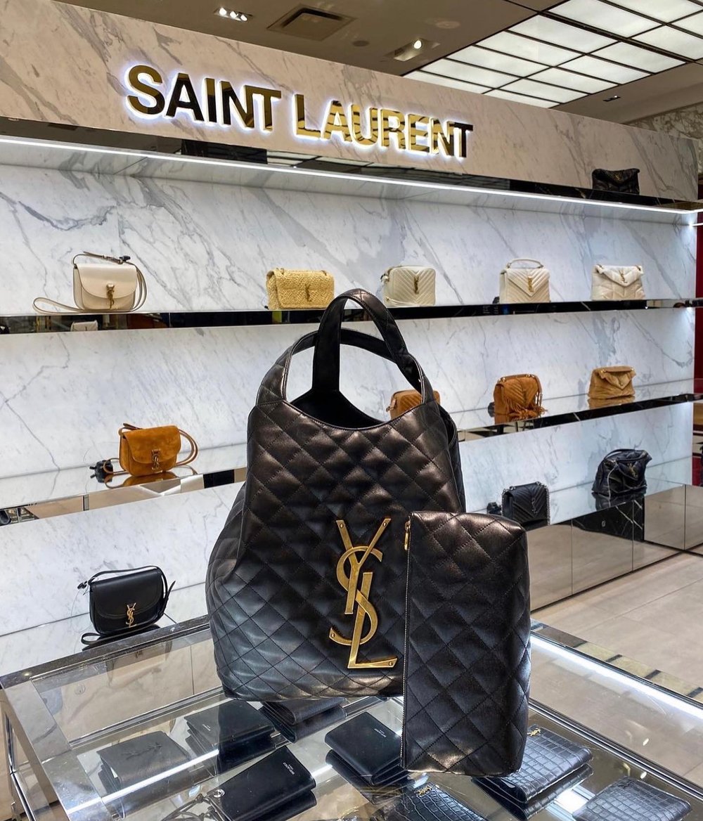 YSL Quilted Tote