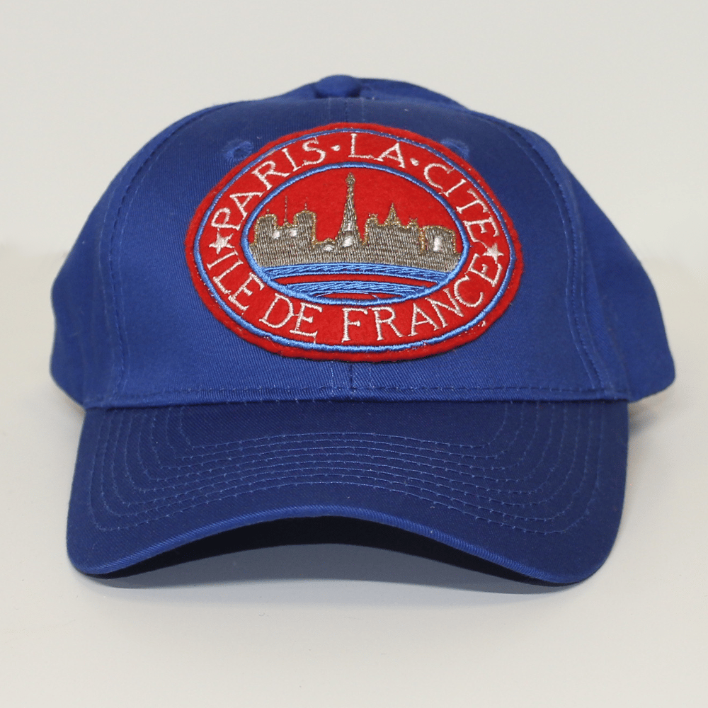 Image of Paris La Cite Blue Strapback Dad Hat