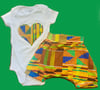 Green Kente Inspired Outfit