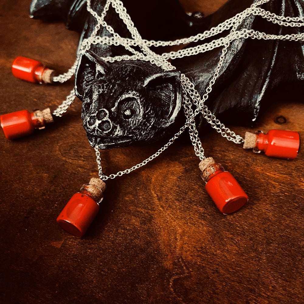Image of Blood Vial Necklace 