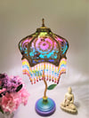 Luxury Lamp - May Queen Silk Victorian Lampshade & Modern Lamp