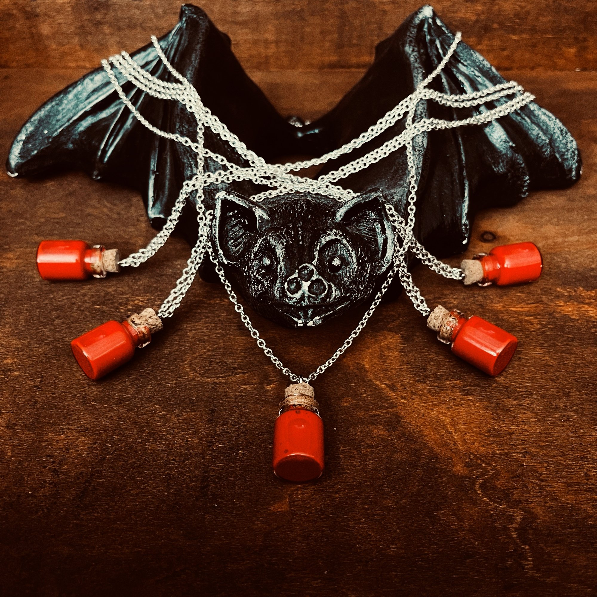 Blood Vial Necklace WORN DOLL