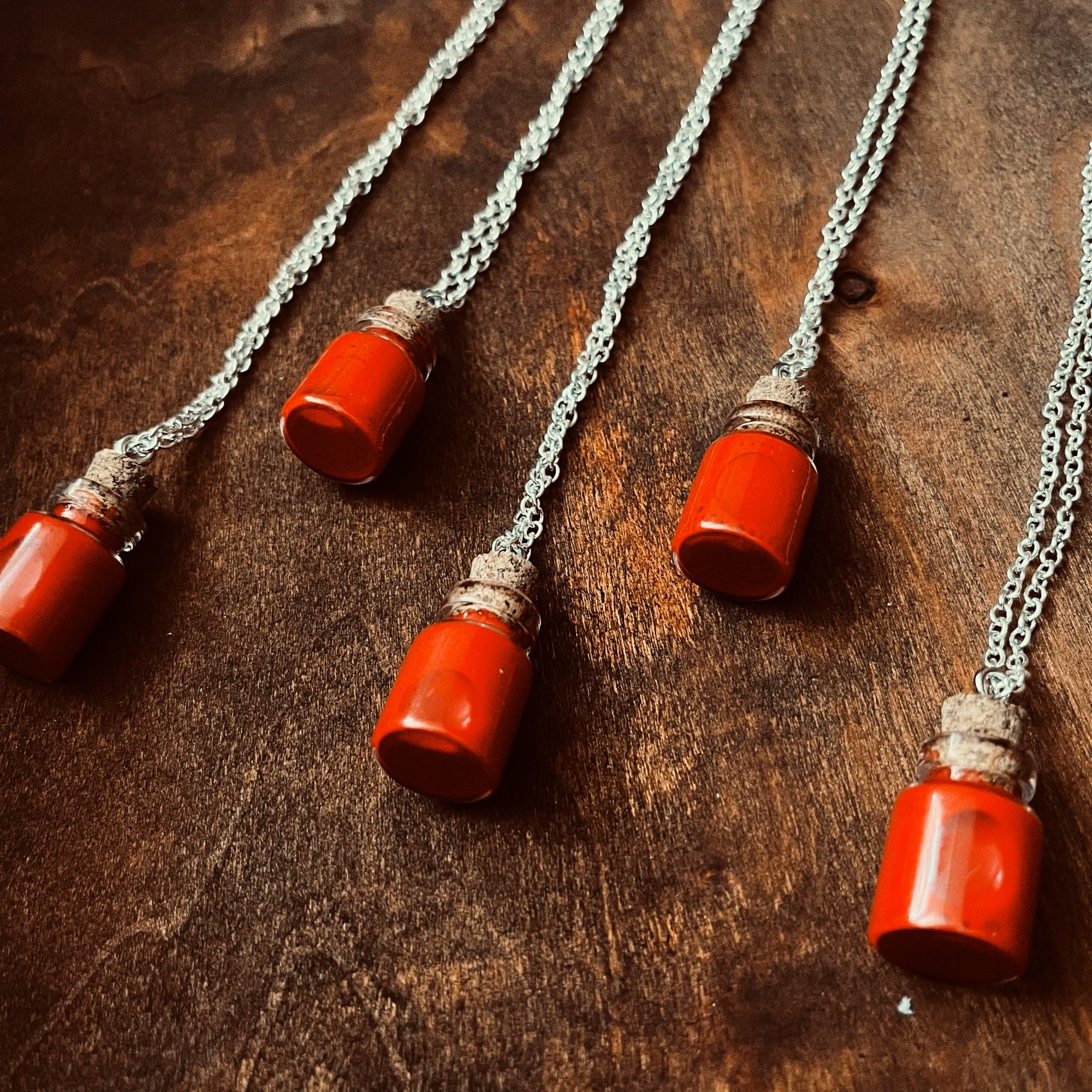 Blood Vial Necklace WORN DOLL