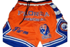 Orange FLO~MO shorts 