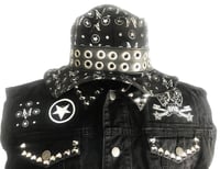 Image 4 of MV Evileyes Black Denim Vest