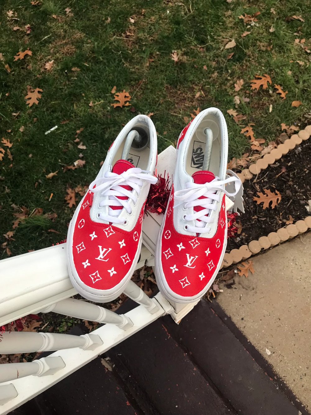 Vans custom hot sale supreme