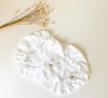 Ensemble de charlottes couvre-plat en gaze de coton blanche