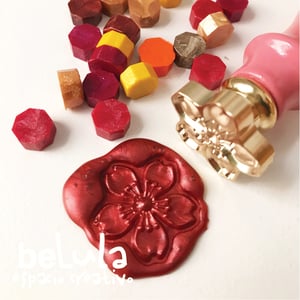 Image of Sello lacre 3D flor cerezo