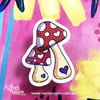 Mushroom Holographic Sticker
