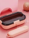 Bento Box 3-Section with Cutlery Container