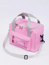 Girly Pink Insulated Lunch Bag with Strap