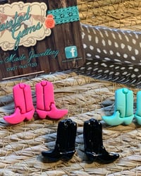 Image 1 of Cowgirl boots -studs