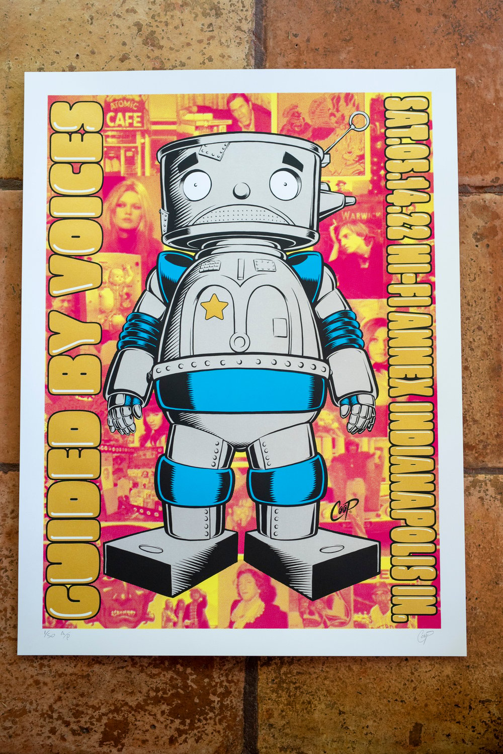 konstruktion Clancy Tremble GUIDED BY VOICES Silkscreen Print | The Art Of Coop