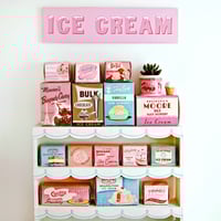 Image 2 of Ice Cream sign (Pink or Mint)