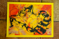 Image 2 of 2 DEVIL GIRLS Silkscreen Print