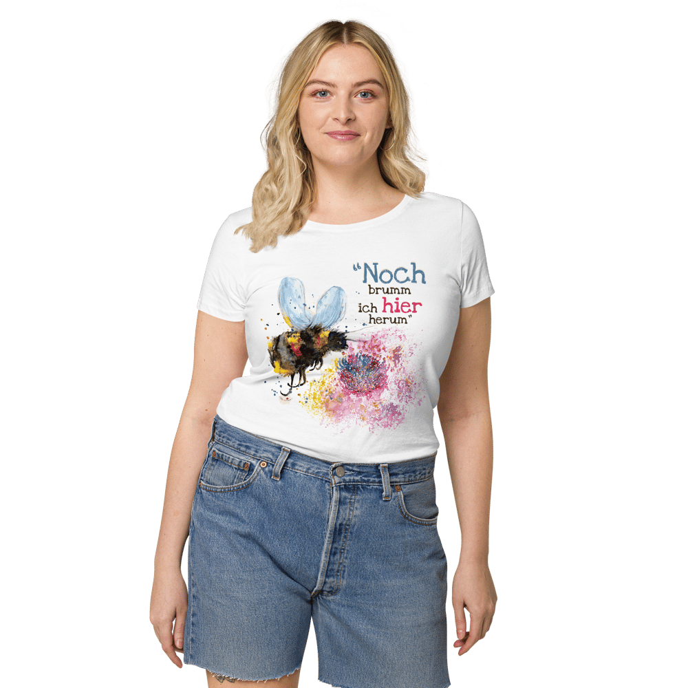 Image of Queen Bumblebee - Noch Hier. Women’s basic organic t-shirt