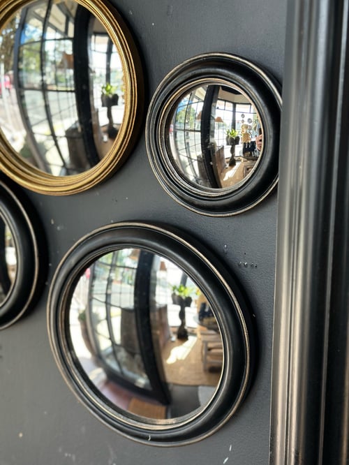 Image of NEW Black Convex Mirror 