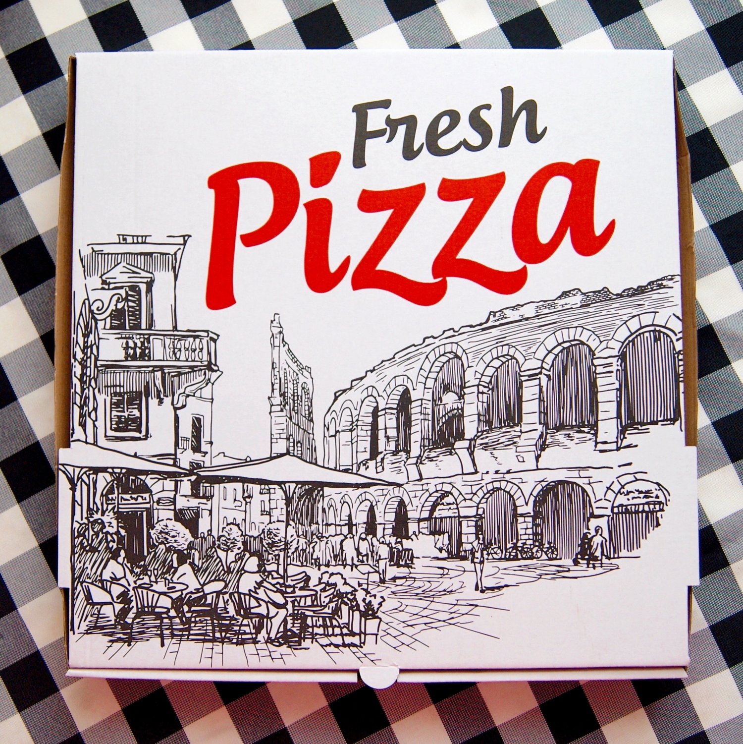 Image of Classic Plain Pizza Slice wood plaque