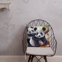 Image 2 of Panda Premium Pillow