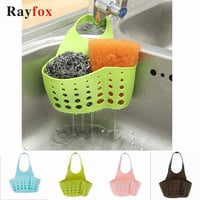 Kitchen Gadgets Portable Basket Home Kitchen Hanging Drain Basket Bag Bath Storage Tools Sink Holder