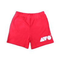 Tri-Shape Logo Shorts (Red)