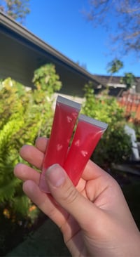 strawberry jelly lip gloss