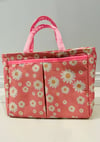 Daisy Insulated Small Light Lunch Bag Coral Pink