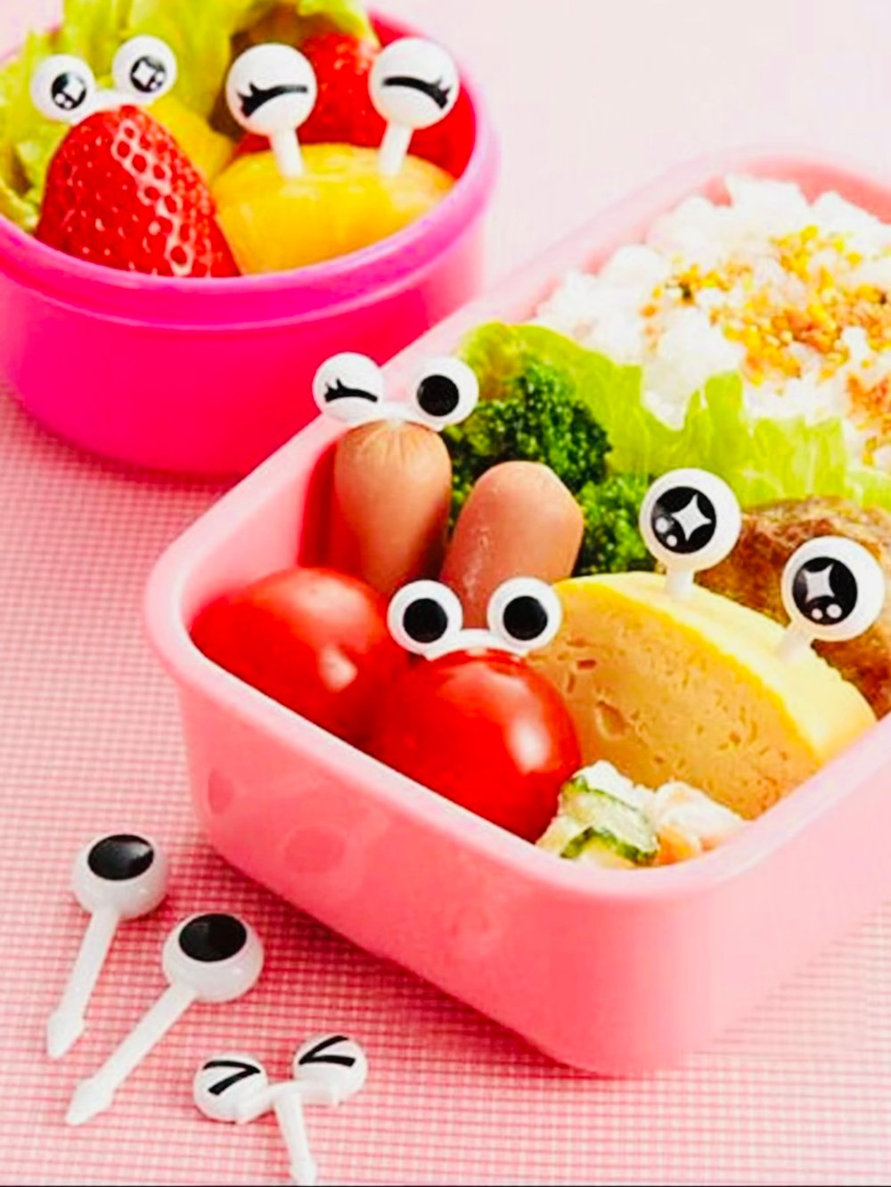 I Can See You Mini Fruit Forks / Food Picks 10pcs