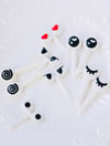 I Can See You Mini Fruit Forks / Food Picks 10pcs